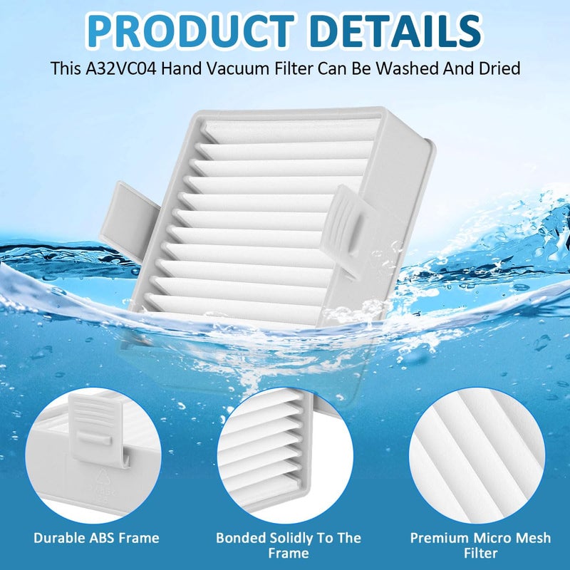 Eagleggo A32VC04 Filter Replacement Part, Hand Vacuum Filter Support Assembly for Ryobi P712 P713 P714K, Replace 019484001007 533907001 Vacuum & Dust Collector Filters - Image 3